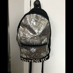 Pink Sequined backpack
